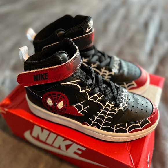 Custom made Miles Morales shoes. Boys size 12C. Never been worn only tried on. - Picture 3 of 5